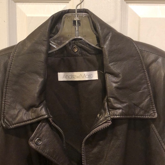 Andrew Mark two piece leather, jacket and vest. - Picture 2 of 13